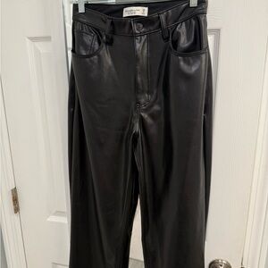 Abercrombie Leather Pants NWT
